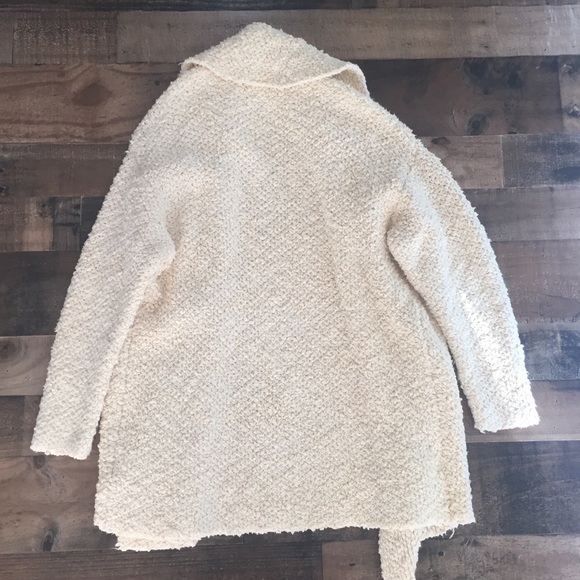 Free People Open Cardigan Chunky Shawl Collar XS - Picture 5 of 7